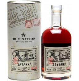 Ром "Rum Nation" Savanna, 2007, in tube, 0.7 л