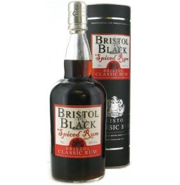 Ром Bristol Classic Rum, "Bristol Black" Spiced Rum, gift tube, 0.7 л