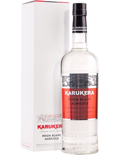 Ром "Karukera" Rhum Blanc Agricole, gift box, 0.7 л