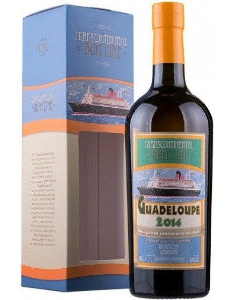 Ром "Transcontinental Rum Line" Guadeloupe, 2014, gift box, 0.7 л