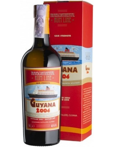 Ром "Transcontinental Rum Line" Guyana Cask Strength, 2004, gift box, 0.7 л