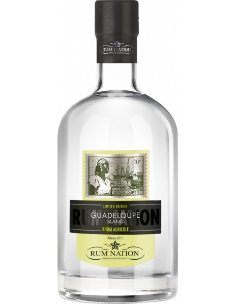 Ром "Rum Nation" Guadeloupe Blanc, 0.7 л