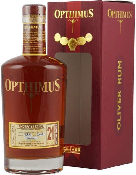Ром "Opthimus" 21 Anos, gift box, 0.7 л