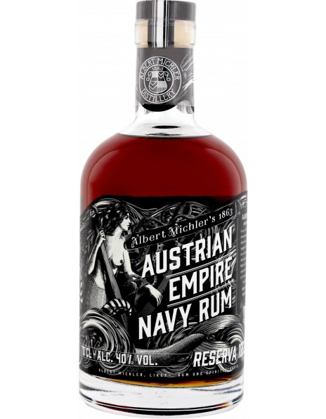 Ром Albert Michler, Austrian Empire Navy Rum, Reserve 1863, 0.7 л