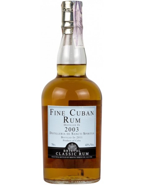 Ром Bristol Classic Rum, Fine Cuban Rum, 2003, 0.7 л