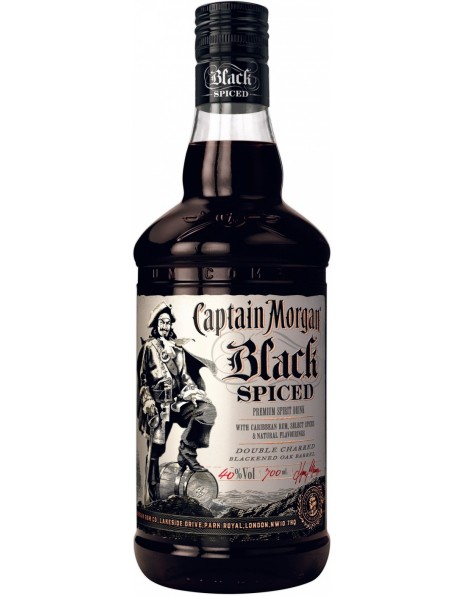 Ром "Captain Morgan" Black Spiced, 0.7 л