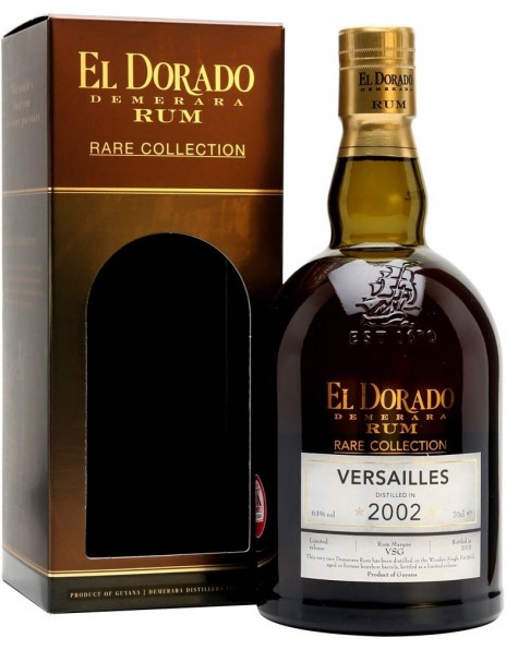 Ром "El Dorado" Versailles (VSG), 2002, gift box, 0.7 л