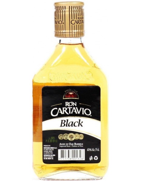 Ром "Cartavio" Black, 250 мл
