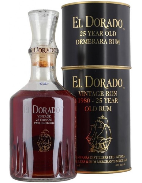 Ром "El Dorado" Special Reserve 25 Years Old, gift box, 0.7 л
